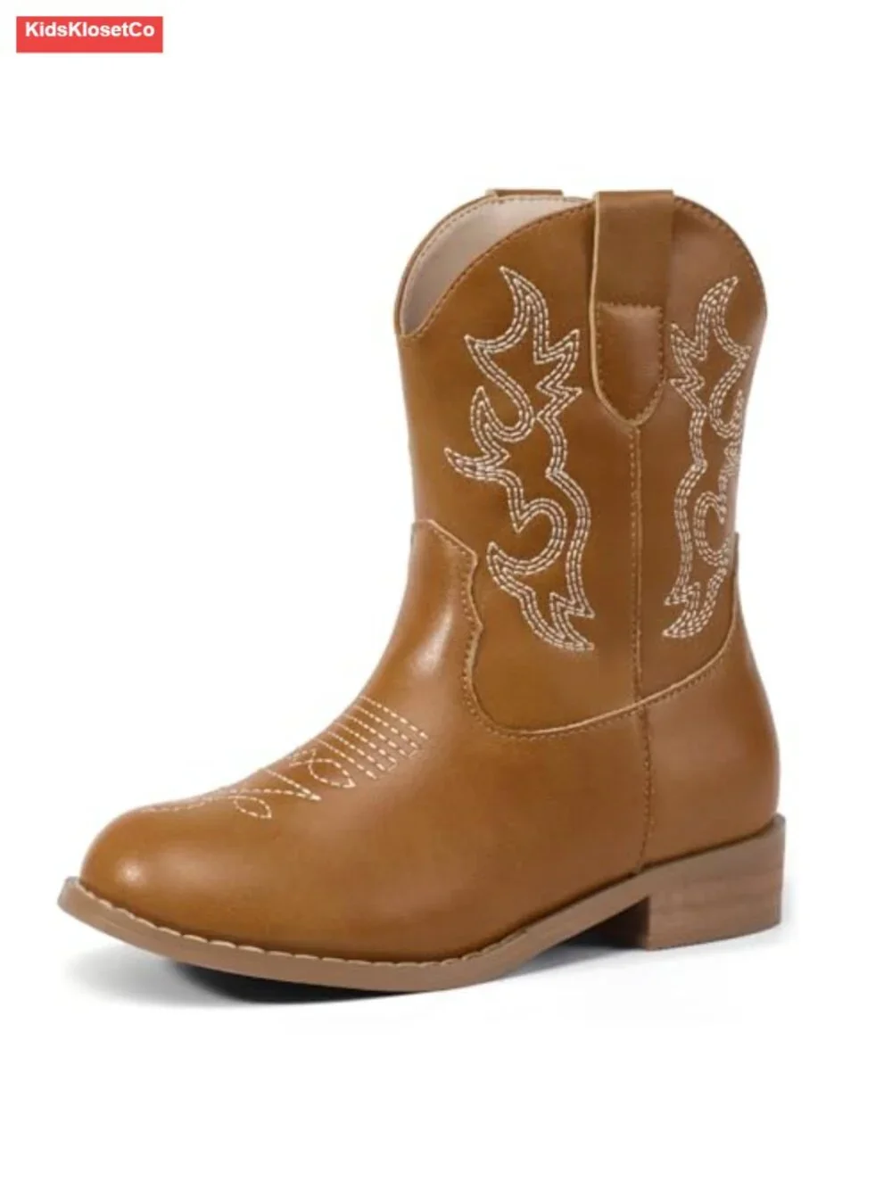 Girls Toddler Cowgirl Boots Round Toe Kids Cowboy Boots Western Booties